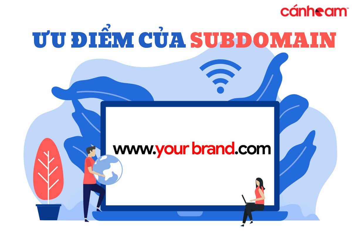 Subdomain giúp mở rộng hệ thống website theo từng mục đích khác nhau