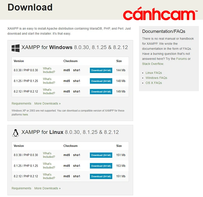 Sử dụng XAMPP cài đặt Localhost